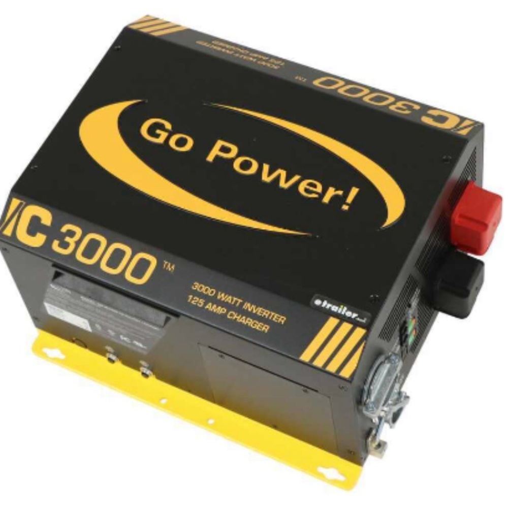 Go Power Industrial Pure
Sine Wave Inverter
Charger - 3,000 Watts -
100 Amps
